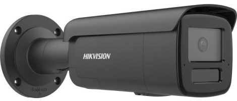 Hikvision DS-2CD2T86G2H-IS2U/SL-B(2.8)eF 8 MP AcuSense WDR fix EXIR IP csőkamera; mikrofon;fény-/hangriasztás; riasztás I/O; hang I/O; fekete