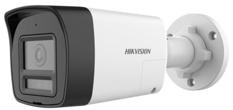 Hikvision DS-2CE16D0T-LXTS (2.8mm) 2 MP fix mini THD csőkamera; IR/láthatófény; kétirányú audio; hang és fényriasztás