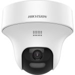   Hikvision DS-2CE70K0T-PTLXTS (2.8mm) 5 MP fix THD PT turret kamera; IR/láthatófény; kétirányú audio; hang és fényriasztás