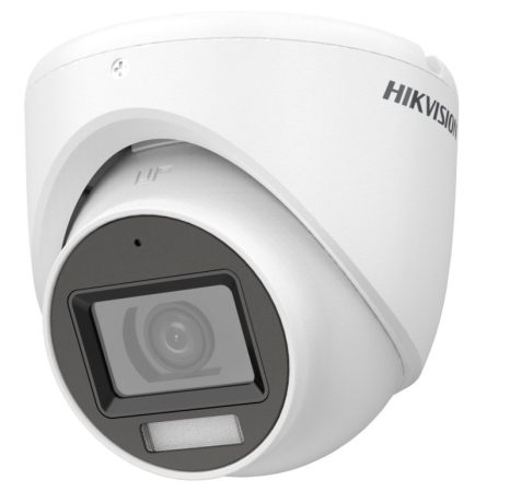 Hikvision DS-2CE76K0T-LMFS (2.8mm) 5 MP fix IR/láthatófény THD turret kamera; TVI/AHD/CVI/CVBS kimenet