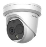   Hikvision DS-2TD1228T-3/QA (B) IP hő- (256x192) 50°x37,3° és láthatófény (4 MP) kamera; -20°C-550°C; villogófény-/hangriasztás