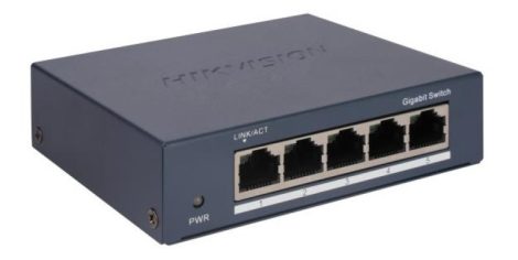 Hikvision DS-3E0505-O 5 portos switch; 10/100/1000M; nem menedzselhető