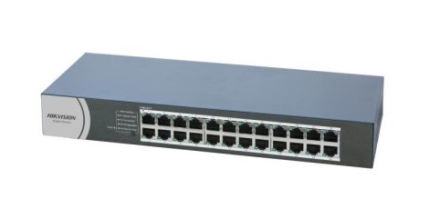 Hikvision DS-3E0524R-O 24 portos switch; 10/100/1000M; nem menedzselhető