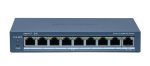   Hikvision DS-3E1309P-EI (B) 9 portos PoE switch (110 W); 8 PoE + 1 uplink port; smart menedzselhető