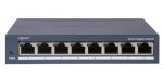   Hikvision DS-3E1508-EI(V2) 8 portos gigabit switch; smart menedzselhető