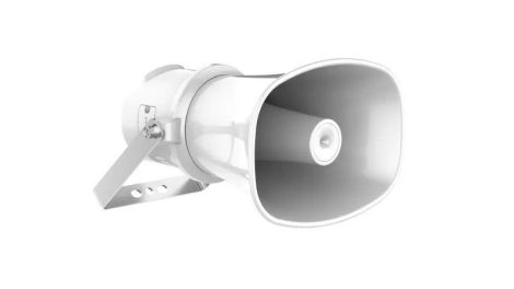 Hikvision DS-QAZ1325G1T Kültéri hangszóró; falra szerelhető; 300 Hz - 8 kHz; IP67; PoE; 25W