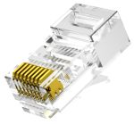   Nestron NPN-RJ45-1C5U-PC10 UTP RJ45 csatlakozó; Cat5e; fali és patch kábelekhez; 10 db/csomag